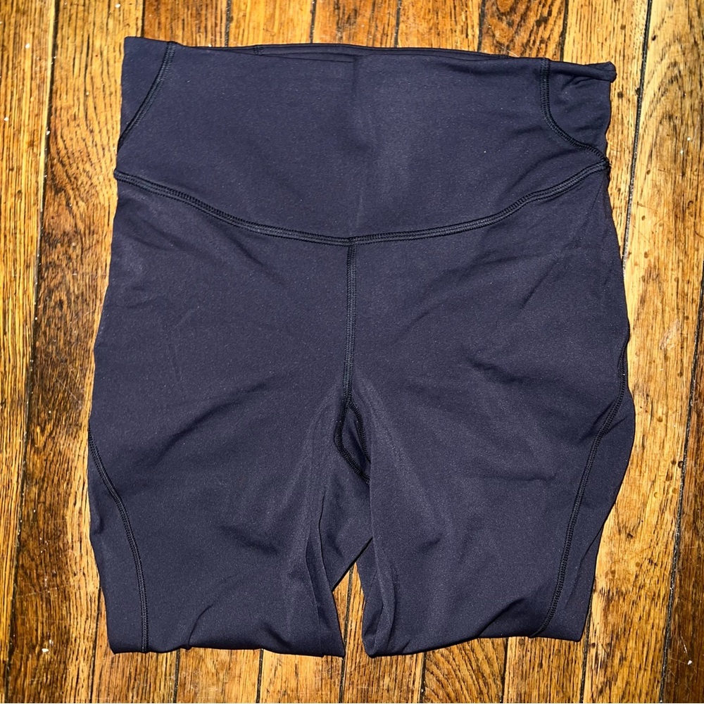 Lululemon Base Pace High-Rise Crop 23” Brushed Nulux in Black